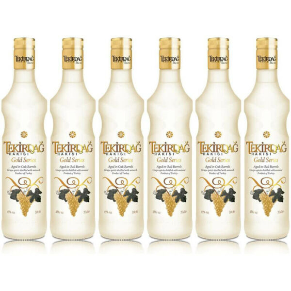 Sparpaket 6 x TTekirdağ Rakısı Gold Series