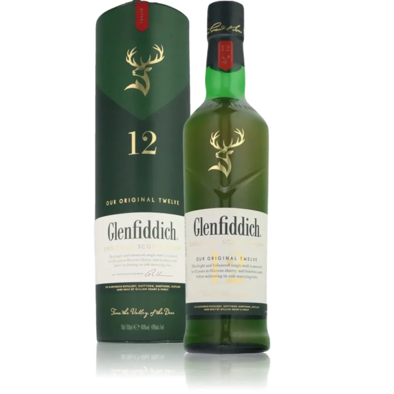 Glenfiddich 12 Jahre mit Geschenkverpackung