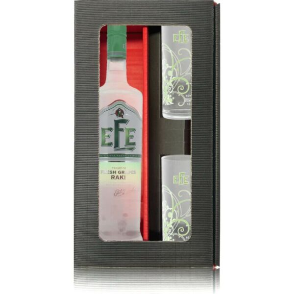 Geschenkbox Efe Fresh grape mit 2 Gläsern