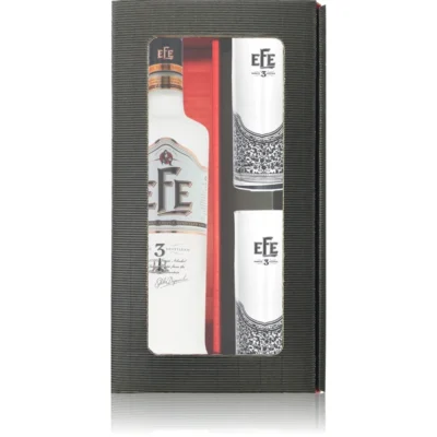 Geschenkbox Efe Triple mit 2 Gläsern
