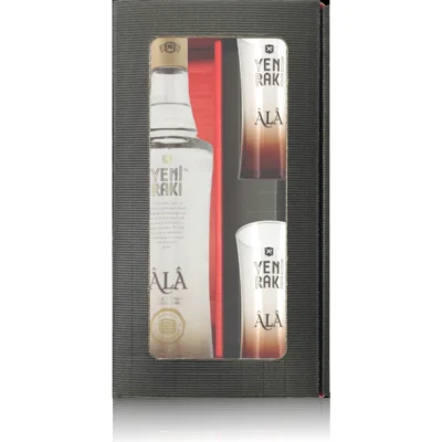 Geschenkbox Yeni Raki Ala mit 2 Gläsern