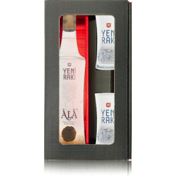 Geschenkbox Yeni Raki Ala mit 2 Gläsern