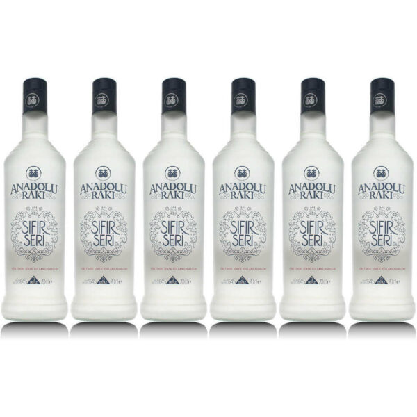 Sparpaket 6 x Anadolu Raki Sifir Seri 0.7l