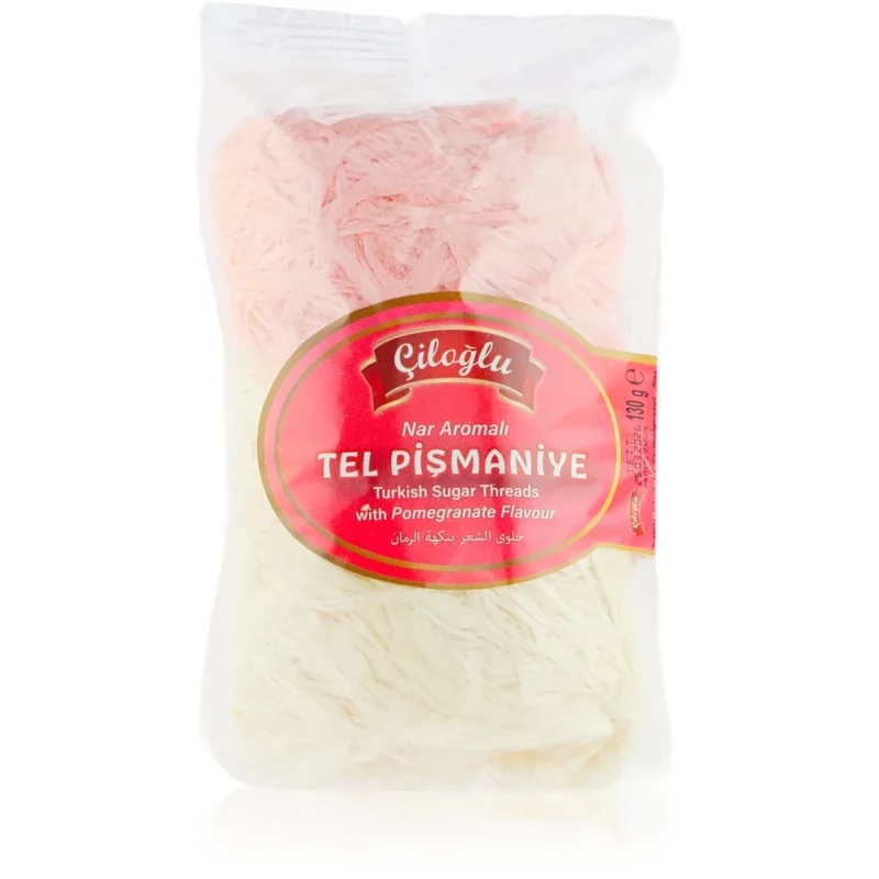 Türkische Zuckerwatte mit Granatapfel und Vanille
