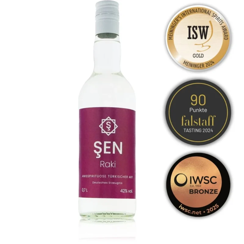 Sen Raki mit 3 Medaillen