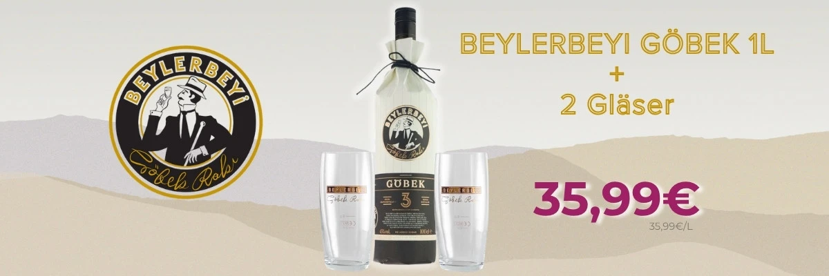 Beylerbeyi Göbek 1L mit 2 Gläsern