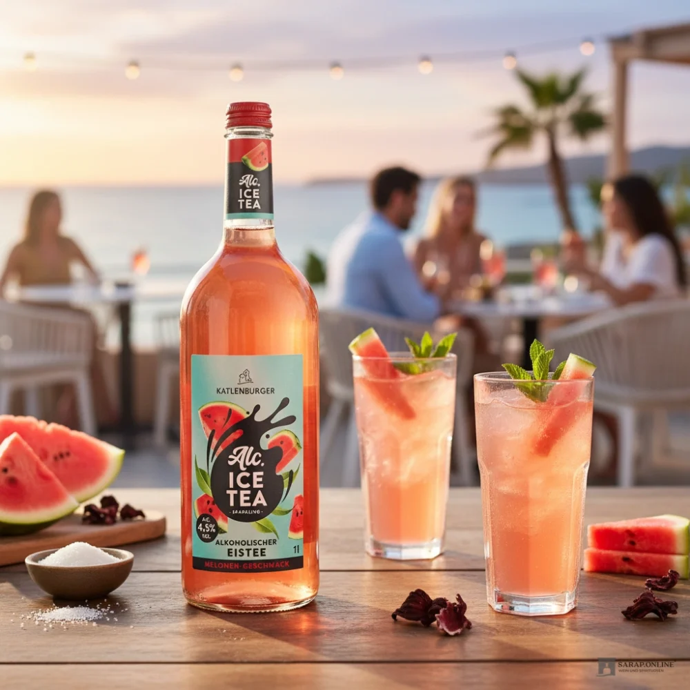 Alkoholischer Eistee Melone Galeriebild