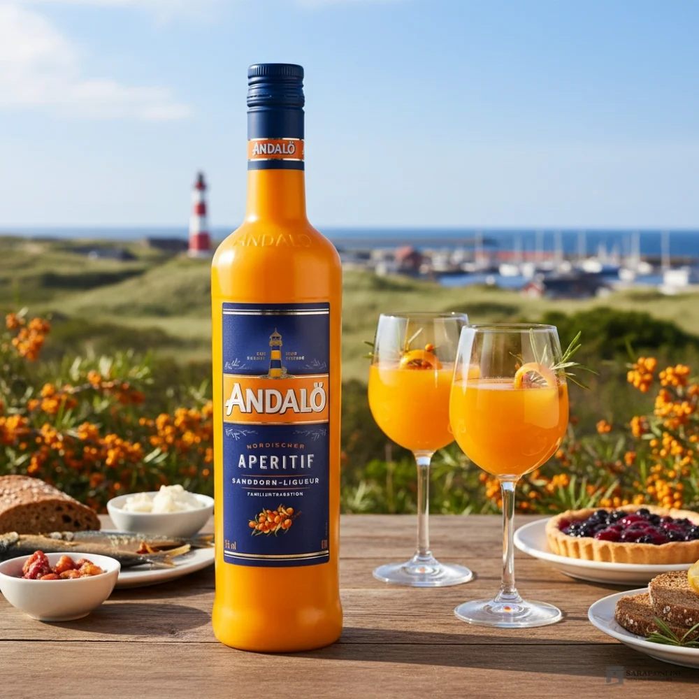Andalö Sanddornlikör Aperitif Galeriebild