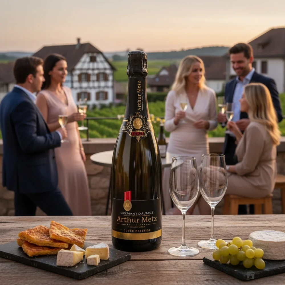 Arthur Metz Cremant D'Alsace Brut Galeriebild