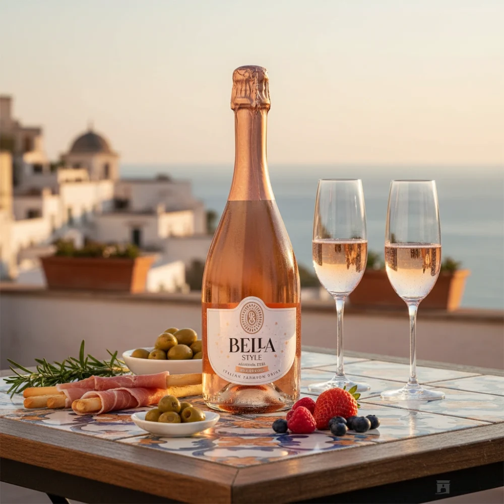 Bella Style Rose Prosecco alkoholfrei Galeriebild