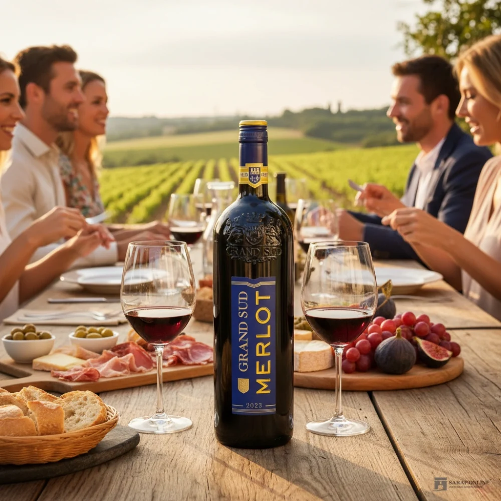 Grand Sud Merlot Rot 1l Galeriebild