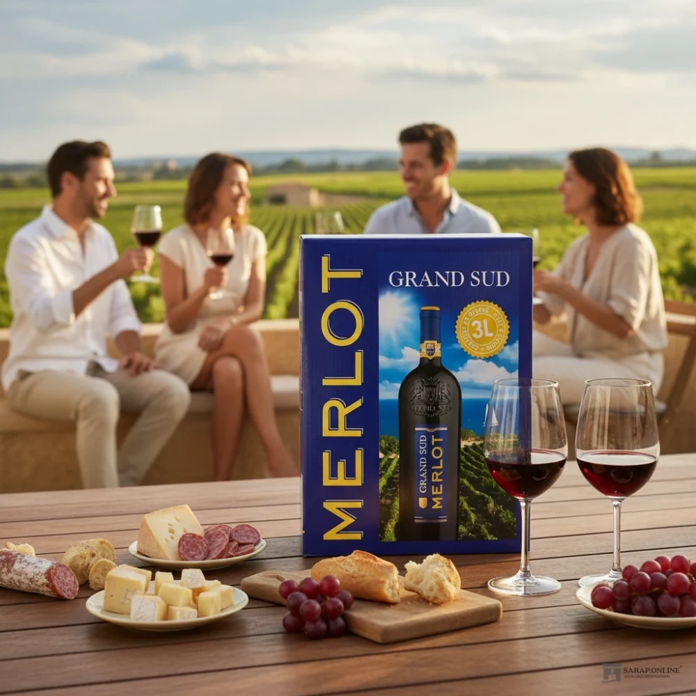 Grand Sud Merlot Rot - Bag in Box Galeriebild