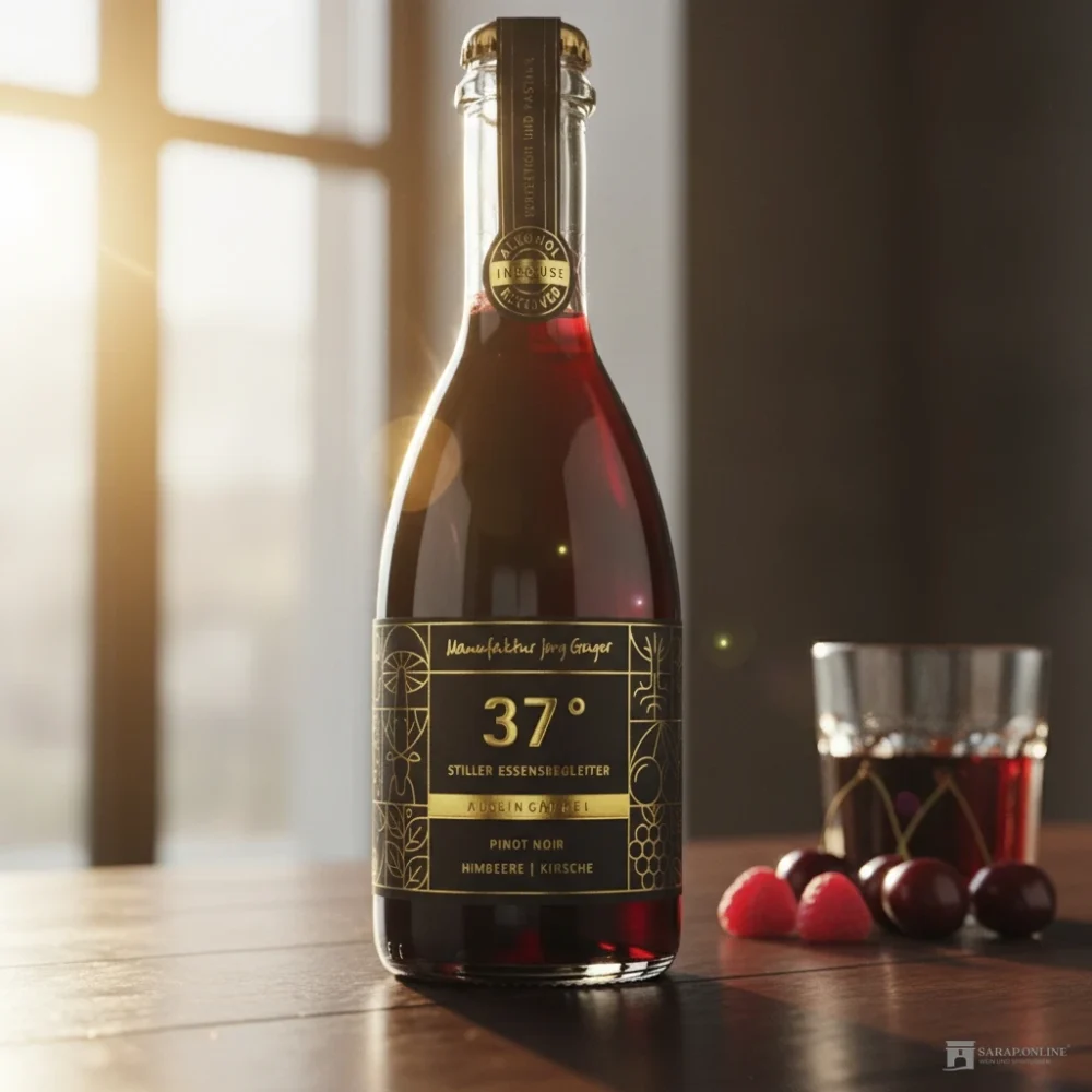 Jörg Geiger 37 Grad Pinot Noir, Himbeere und Kirsche 0,375l Alkoholfrei Galleriebild 1