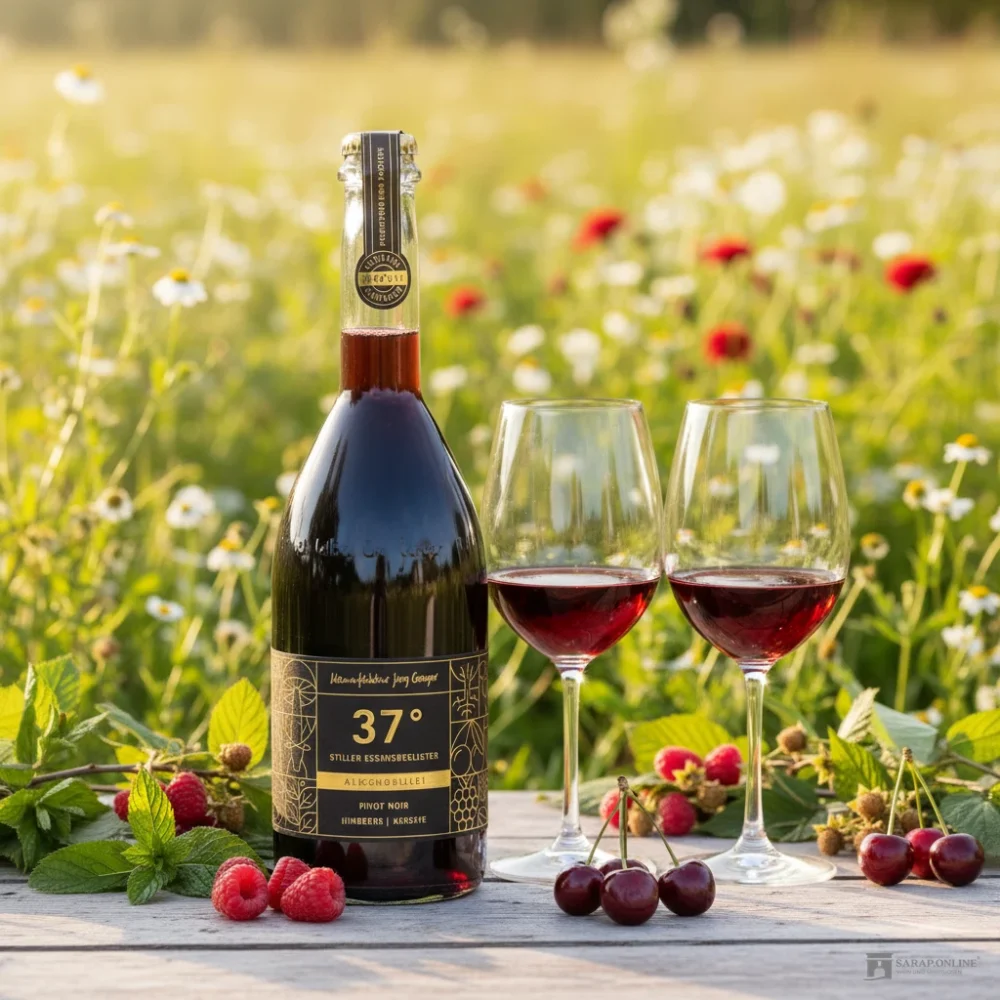 Jörg Geiger 37 Grad Pinot Noir, Himbeere und Kirsche 0,75l Alkoholfrei Galleriebild 1