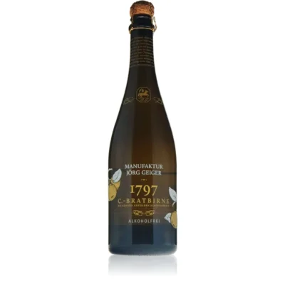 Jörg Geiger C. Bratbirne Birnenschaumwein Alkoholfrei