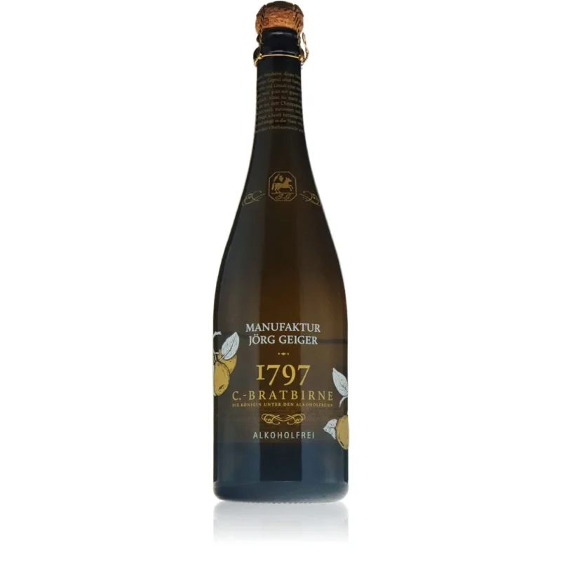 Jörg Geiger C. Bratbirne Birnenschaumwein Alkoholfrei