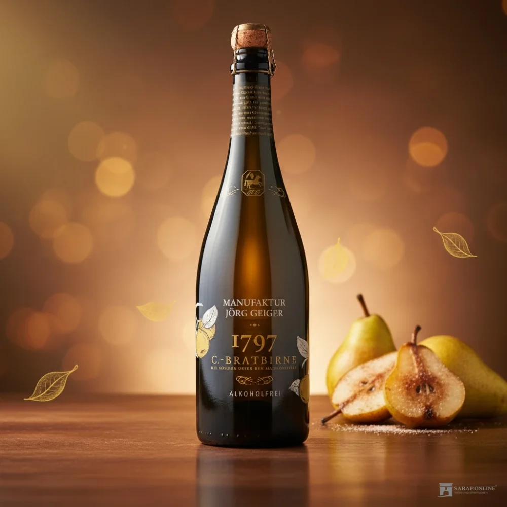 Jörg Geiger C. Bratbirne Birnenschaumwein Alkoholfrei Galleriebild 1