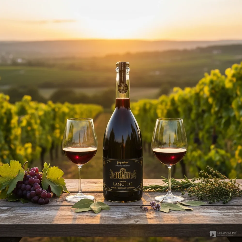 Jörg Geiger Edition Lamothe Merlot und Cabernet Sauvignon 0,75l Alkoholfrei Galleriebild 1