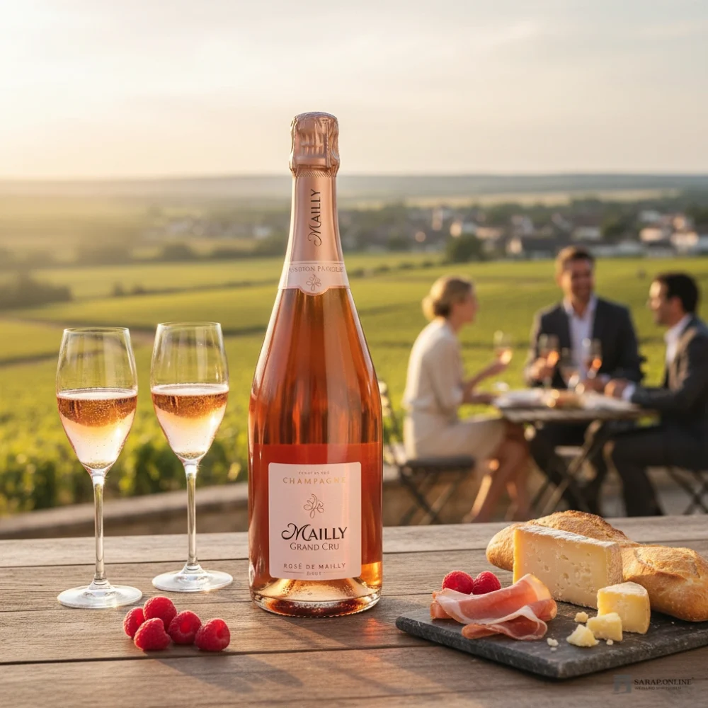 Mailly Grand Cru Champagner Rose Galeriebild