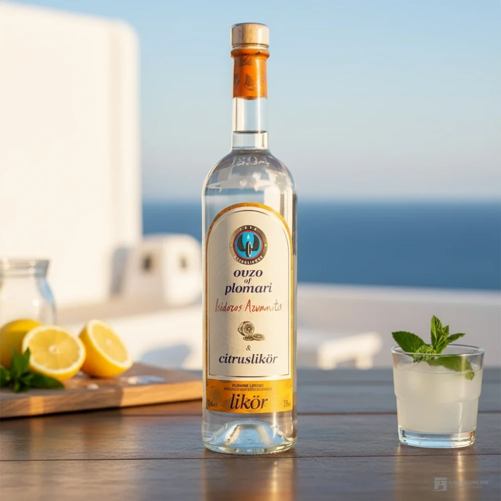Ouzo Plomari Citruslikör Galleriebild 1