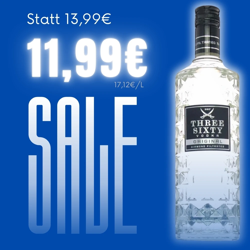 Three Sixty Vodka Angebot