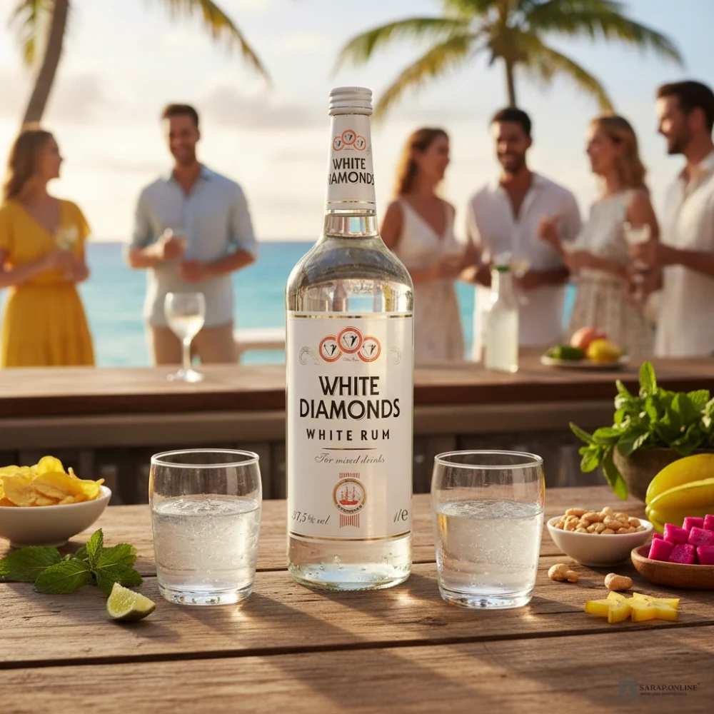 White Diamonds White Rum 1l Galeriebild