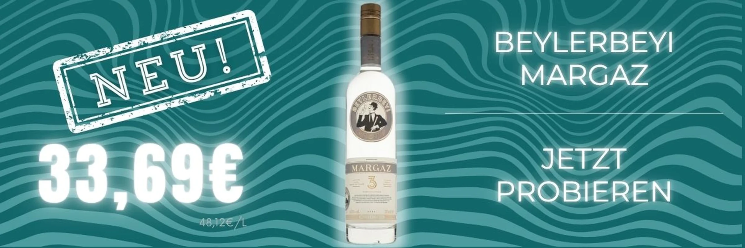 Türkischer Wein und Raki Beylerbeyi Margaz Promo