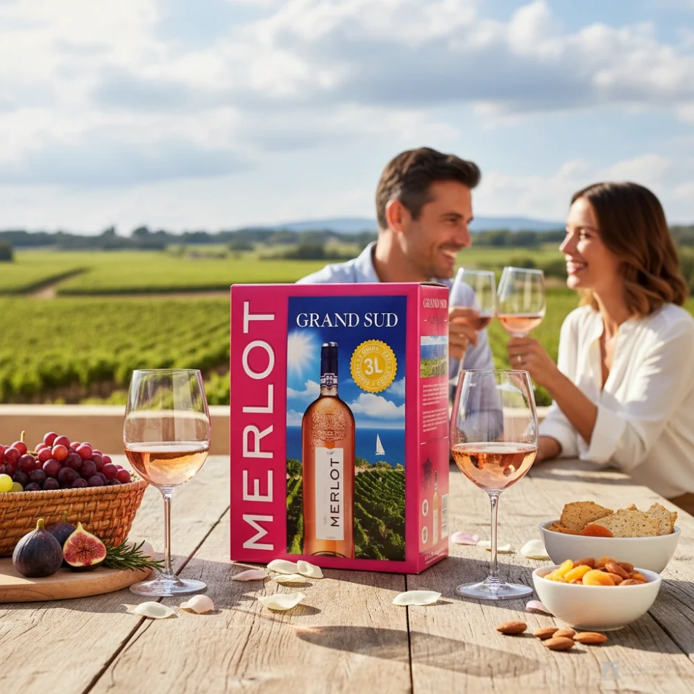 Grand Sud Merlot Rosé - Bag in Box Galeriebild