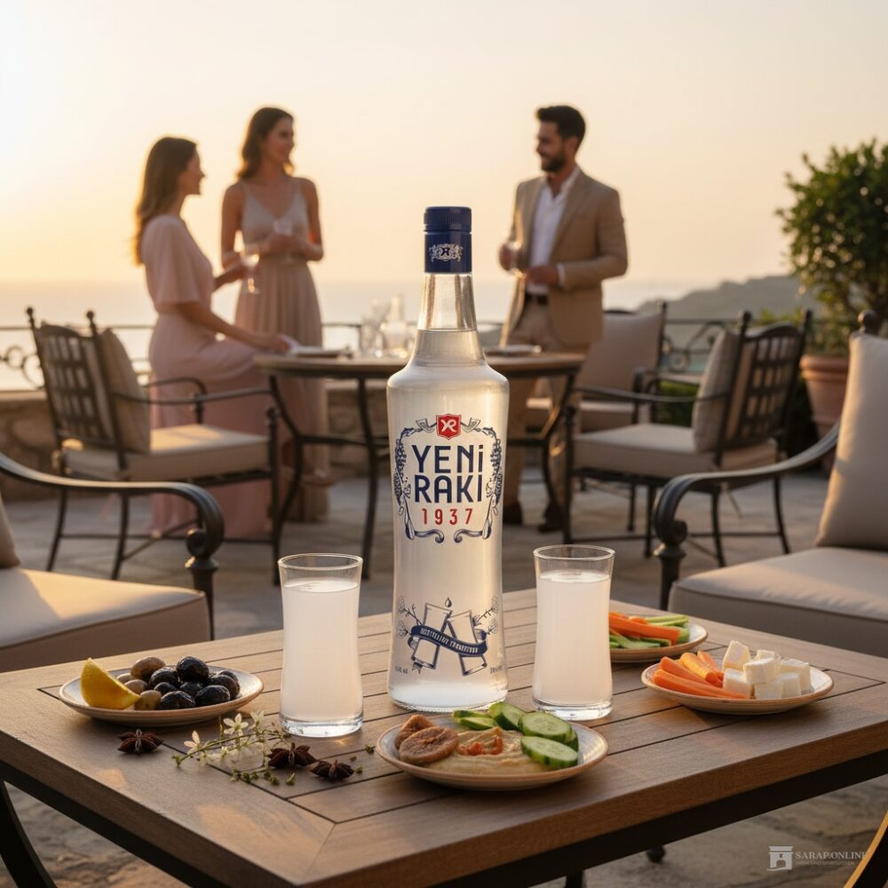 Yeni Raki mit 2 Gläsern Galeriebild