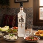 Efe triple Raki mit 2 Efe triple Gläsern Galeriebild