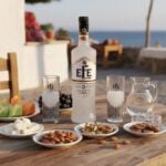 Efe triple Raki mit 2 Efe triple Gläsern Galeriebild