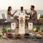 Efe triple Raki mit 2 Efe triple Gläsern Galeriebild
