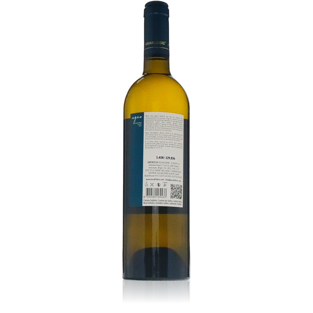 Kavaklidere Egeo Sauvignon Blanc Kavaklidere Egeo Sauvignon Blanc Rückseite