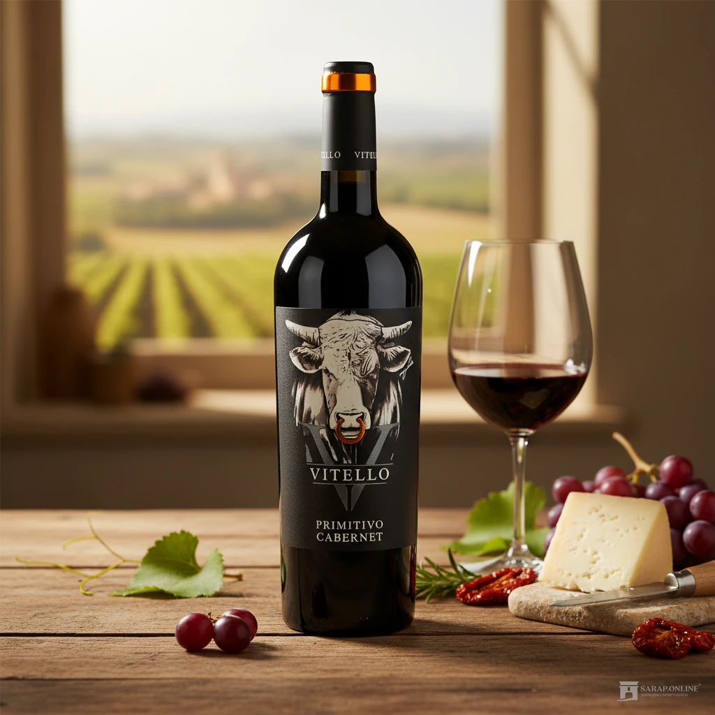 Vitello Primitivo und Cabernet Sauvignon Vitello Primitivo und Cabernet Sauvignon Galeriebild