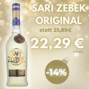 Türkischer Wein und Raki Sari Zeybek Original