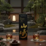 Yamazaki 18 Jahre Single Malt 0,7 l, Flasche mit ihrer Geschenkverpackung, zweite Aufnahme