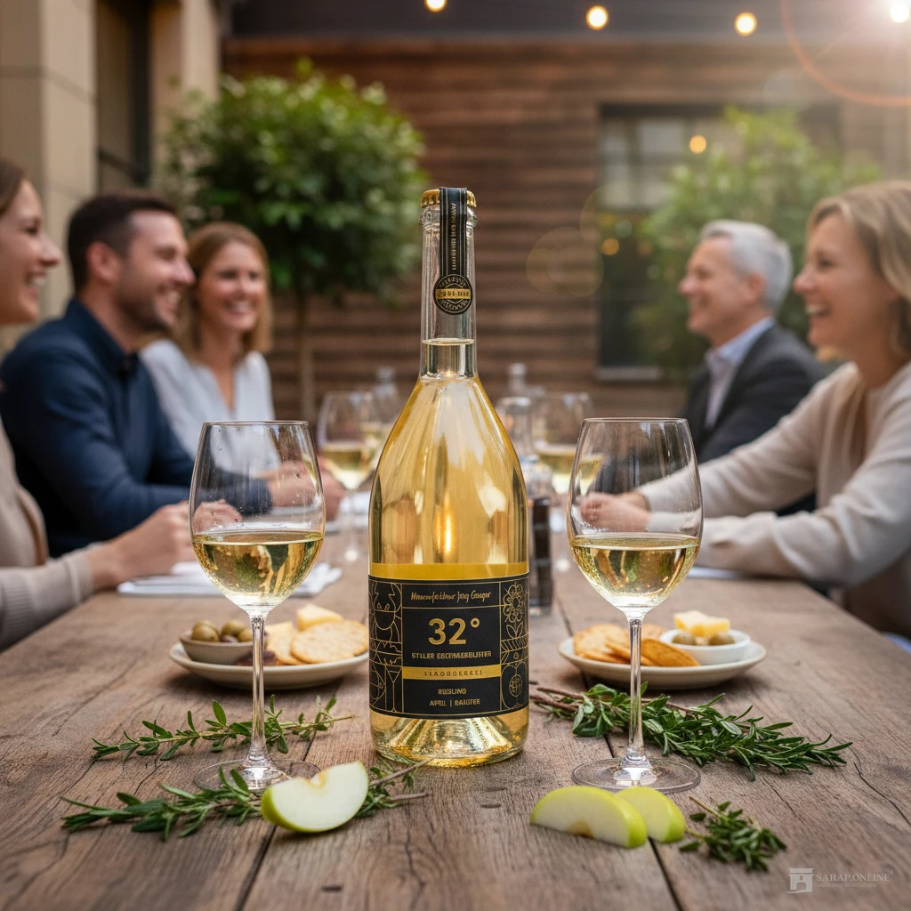 Jörg Geiger 32 Grad Riesling Apfel Kräuter Jörg Geiger 32 Grad Riesling Apfel Kräuter Galeriebild