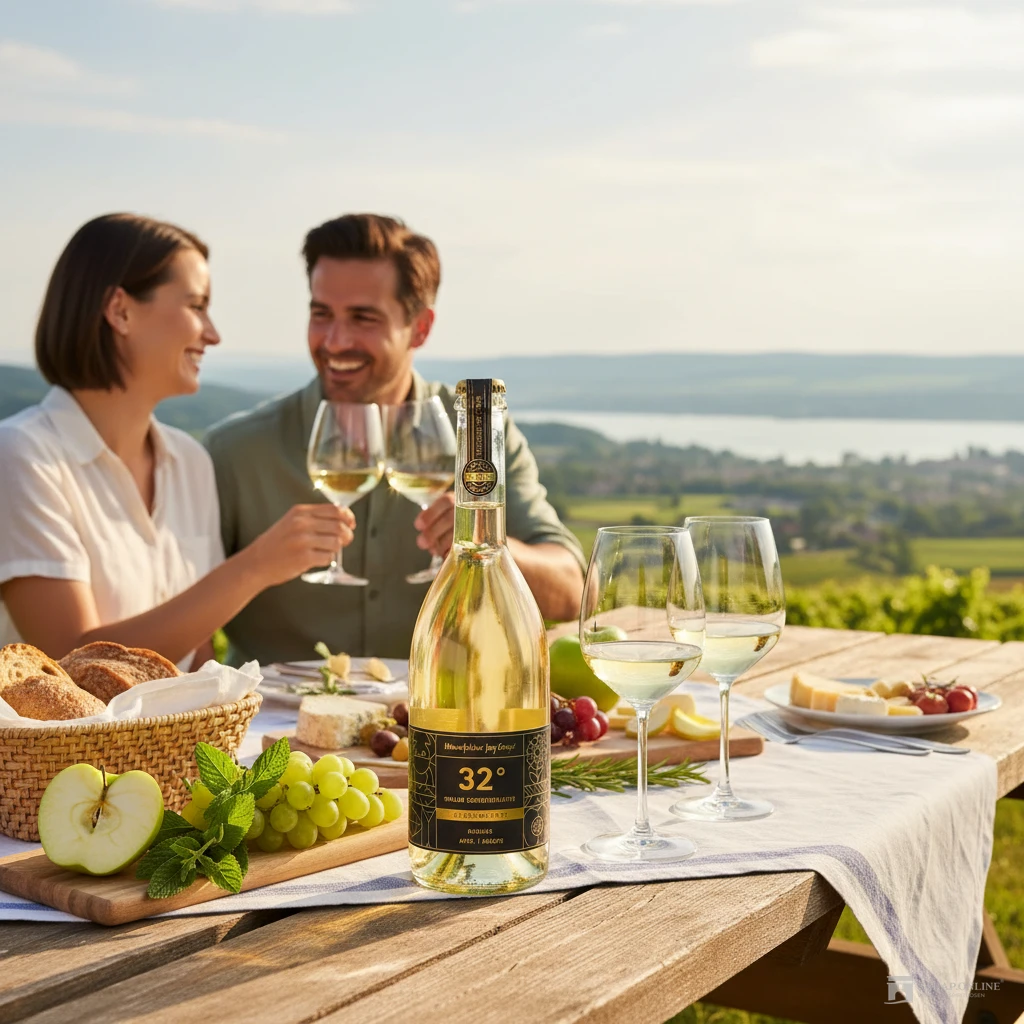 Jörg Geiger 32 Grad Riesling Apfel Kräuter Jörg Geiger 32 Grad Riesling Apfel Kräuter Galeriebild