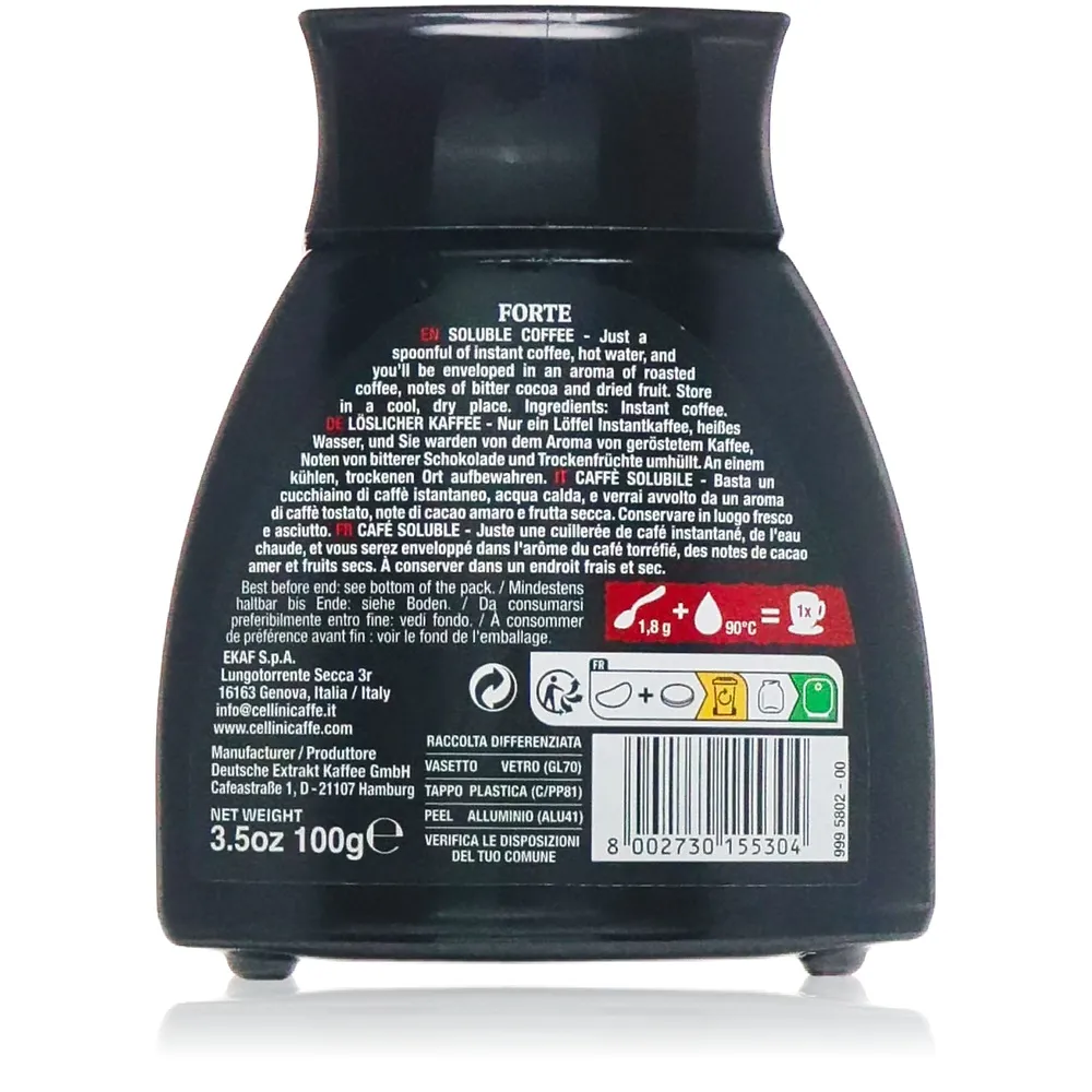 Cellini Instant Espresso Forte 100g Cellini Instant Espresso Forte 100g – Bild 2