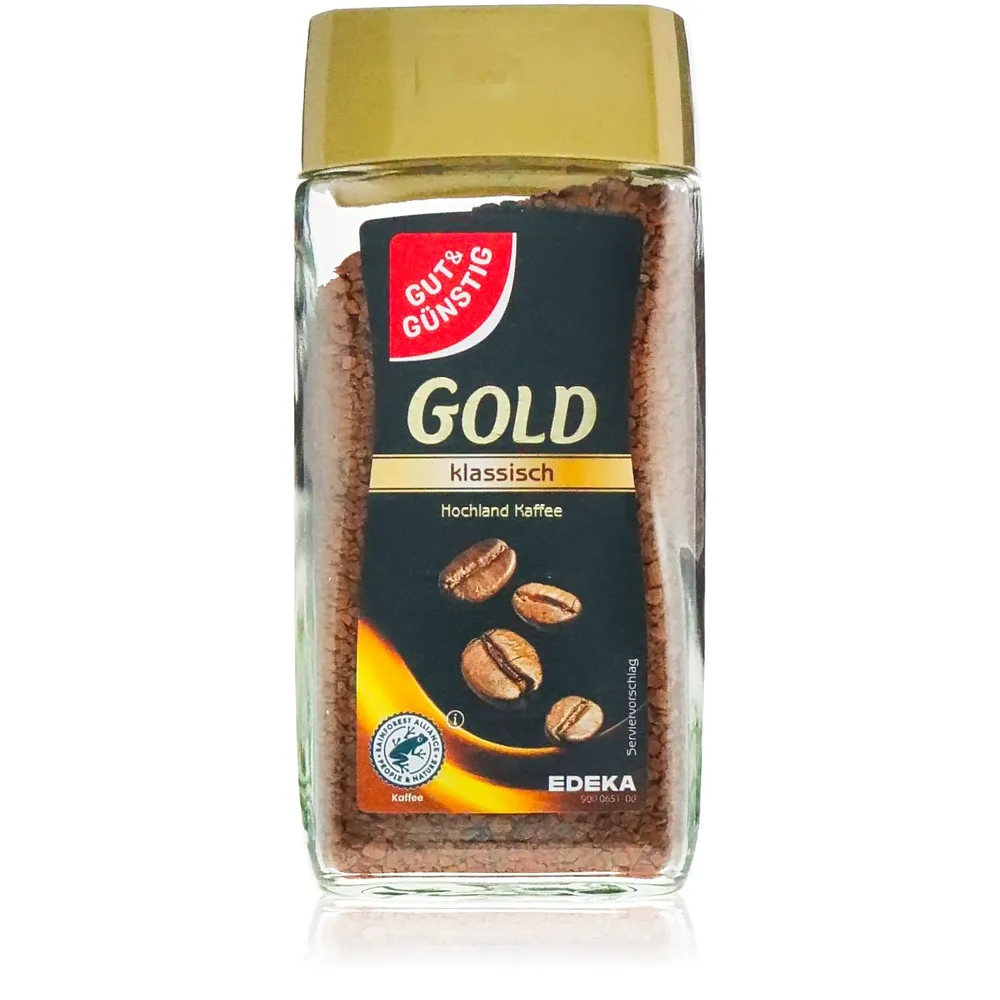 Gut & Günstig Gold klassisch löslicher Kaffee 100g Gut & Günstig Gold klassisch löslicher Kaffee 100g