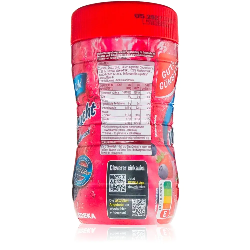 Gut & Günstig Wildfrucht Instantgetränk 400g Gut & Günstig Wildfrucht Instantgetränk 400g – Bild 2