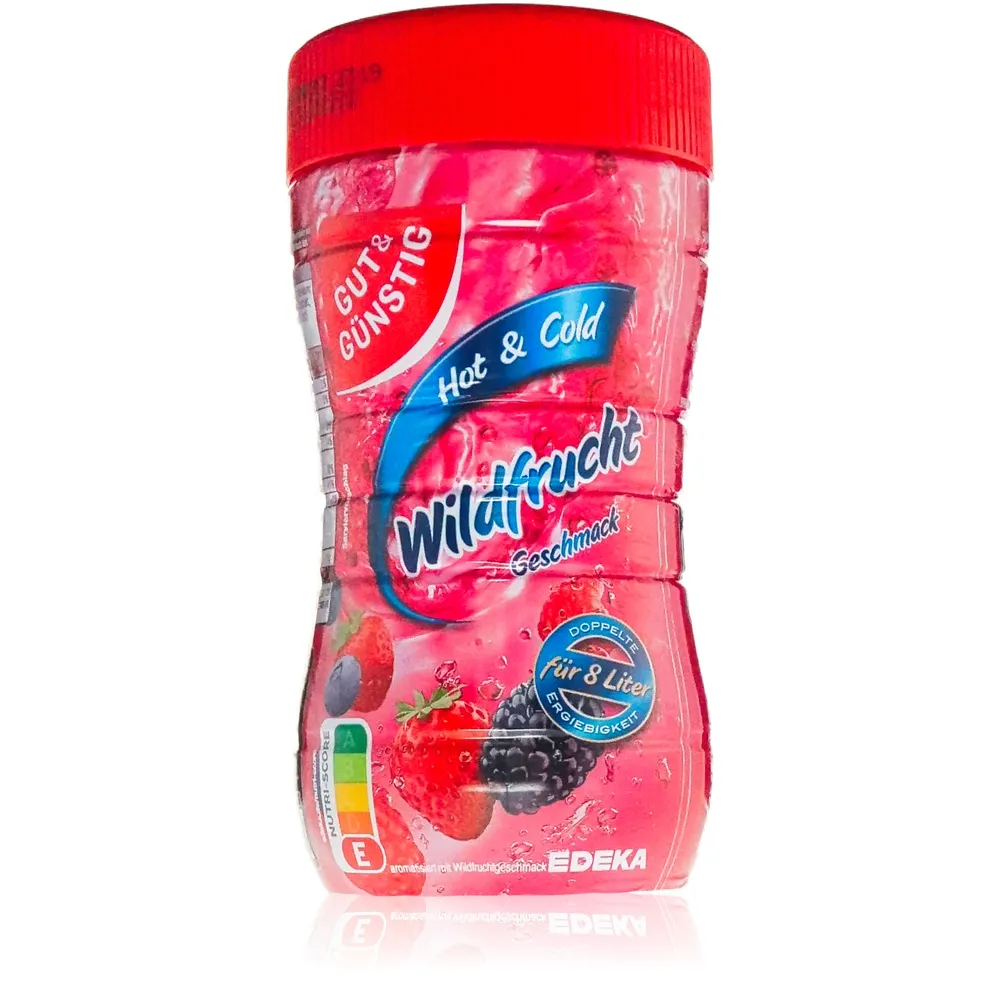 Gut & Günstig Wildfrucht Instantgetränk 400g Gut & Günstig Wildfrucht Instantgetränk 400g