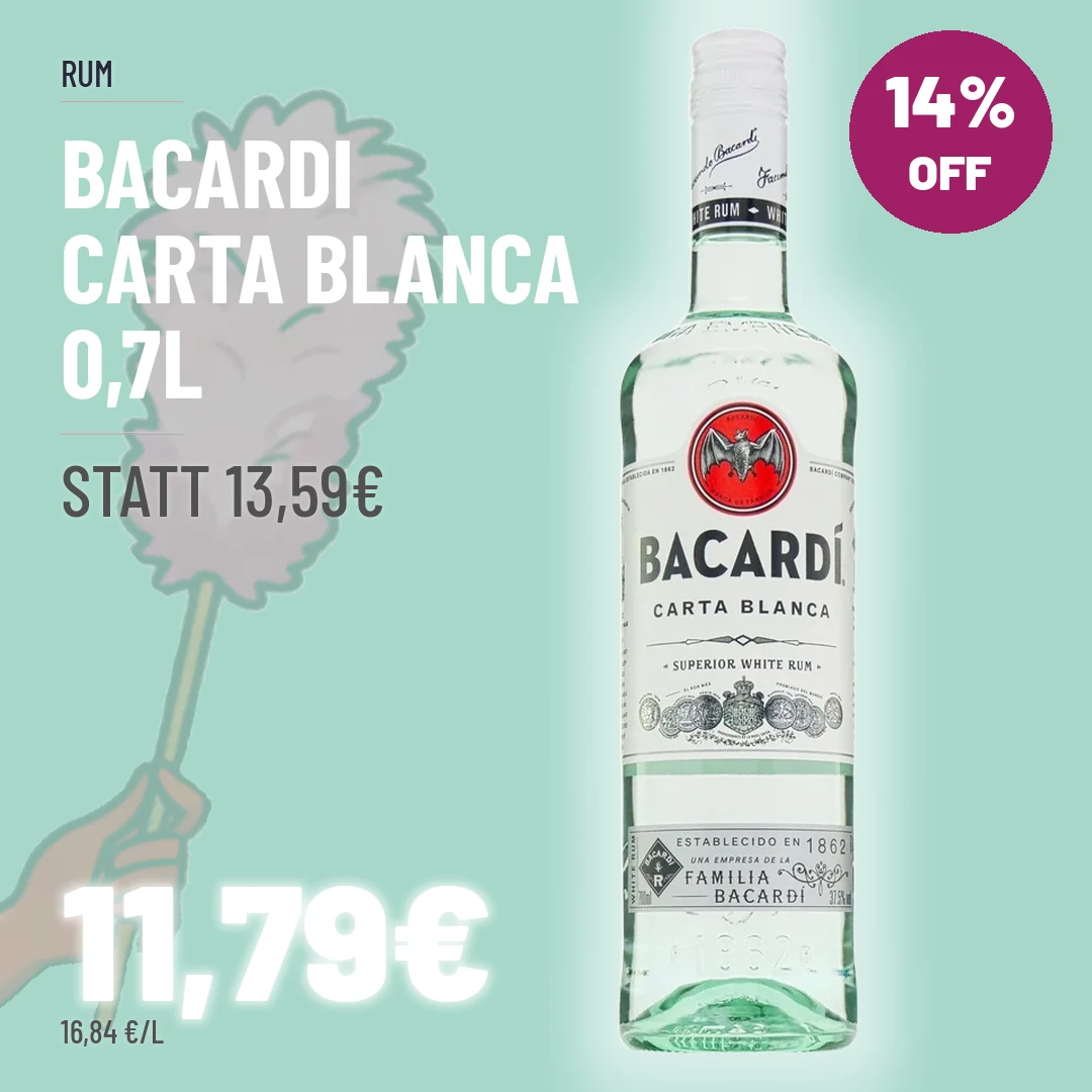 Türkischer Wein und Raki Bacardi Carta Blanca