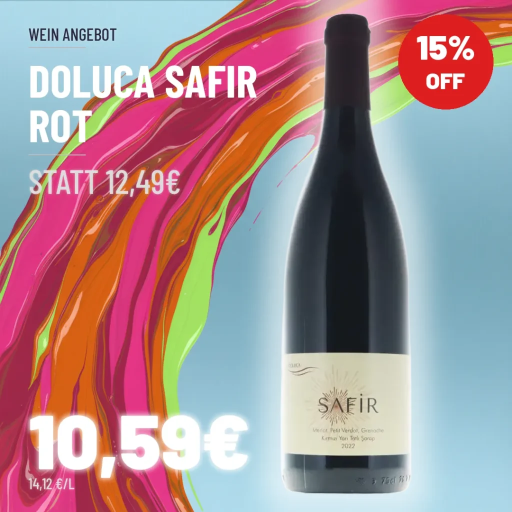 Kachel Doluca Safir Rot