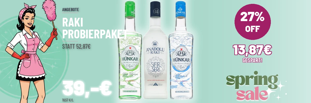 Türkischer Wein und Raki