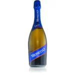 Mionetto Prosecco Vivo Cuvee Blue Extra dry 0,75 l, Flasche von vorn mit dem Etikett