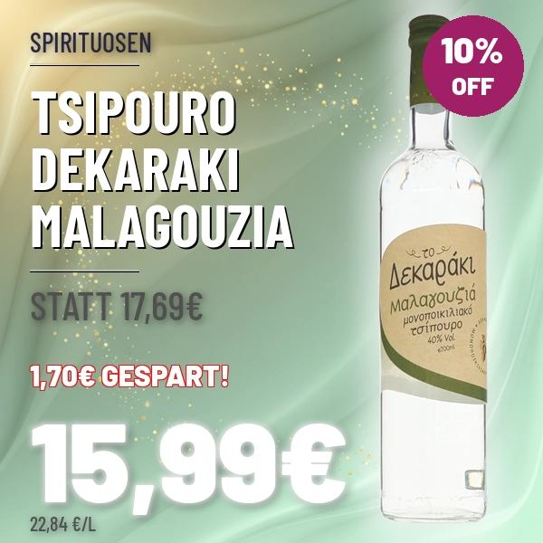 Tsipouro Dekaraki Malagouzia 0,7l