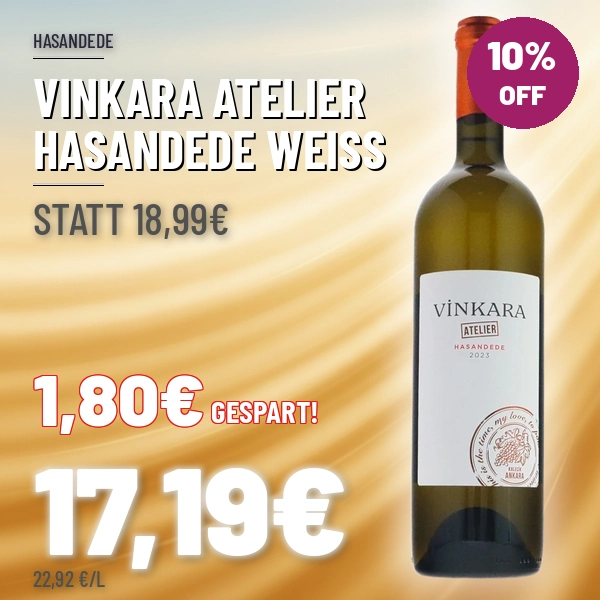 Türkischer Wein und Raki Vinkara Winehouse Atelier Hasandede