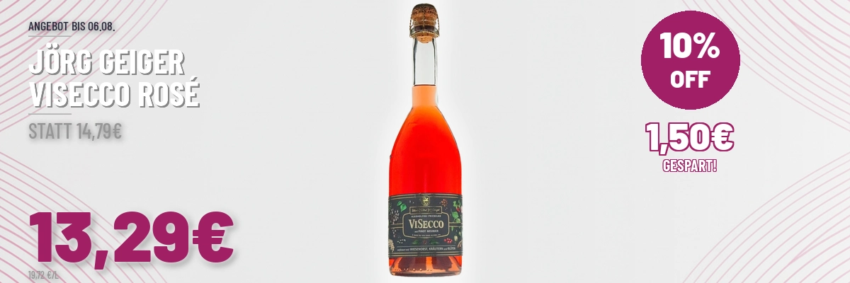 Jörg Geiger Visecco rose Alkoholfrei