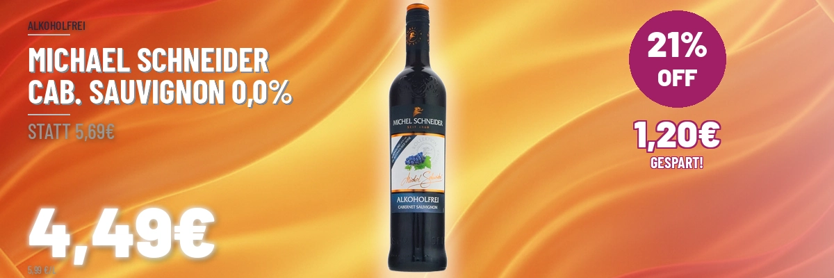 Türkischer Wein und Raki online kaufen Michael Schneider Cabernet Sauvignon alkoholfrei